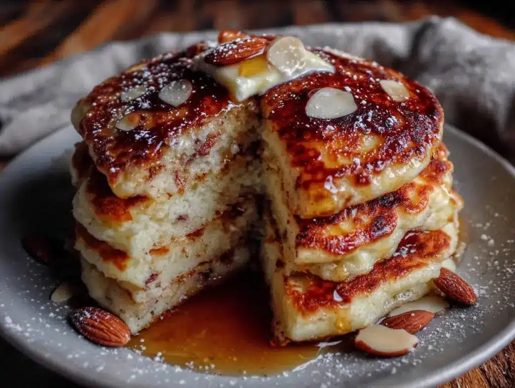 blood sugar friendly almond flour pancakes - featured image