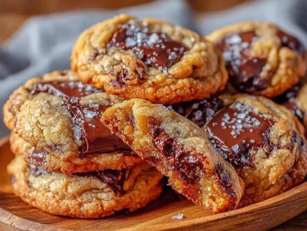 brown butter chocolate chip cookies - featured image