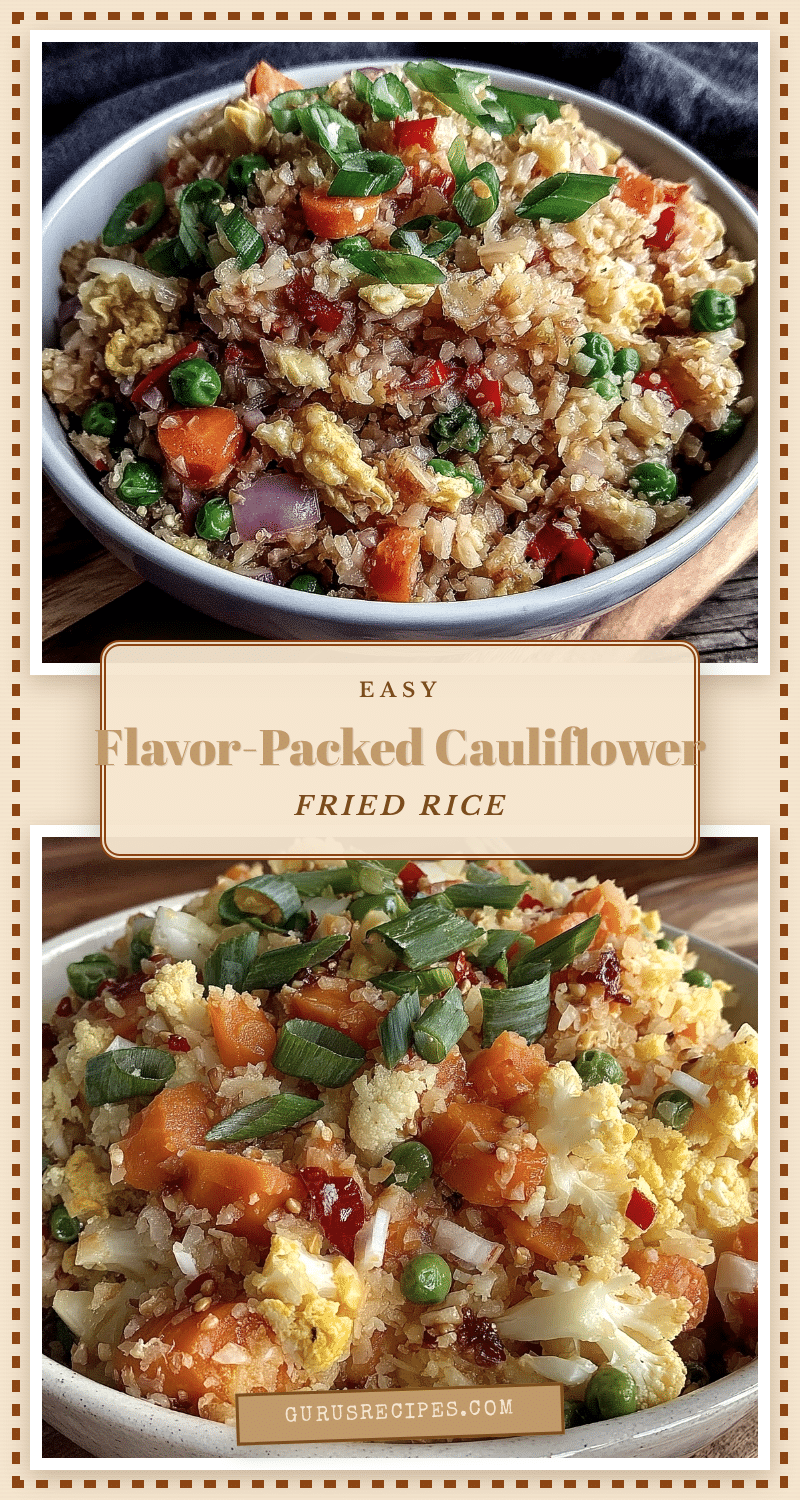 cauliflower fried rice recipe