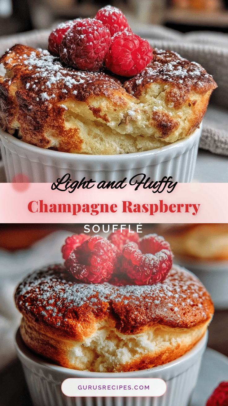 champagne raspberry soufflé recipe