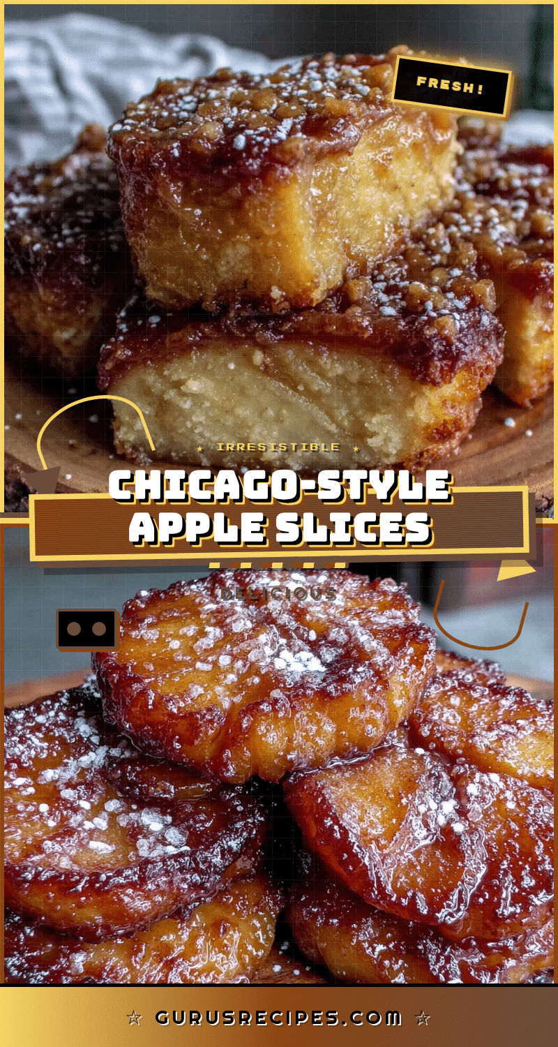 Chicago-Style Bakery Apple Slices recipe