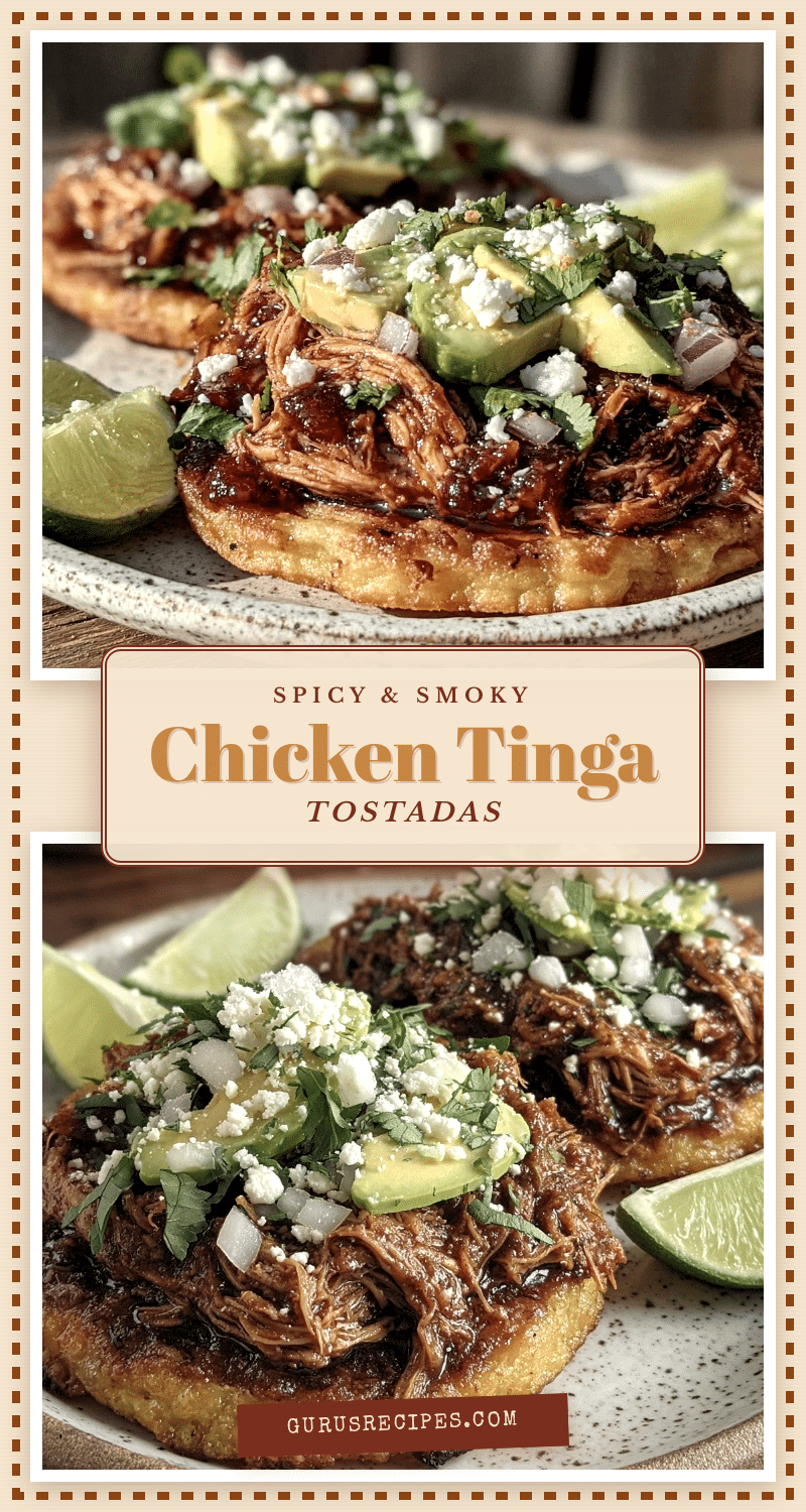 chicken tinga tostadas recipe