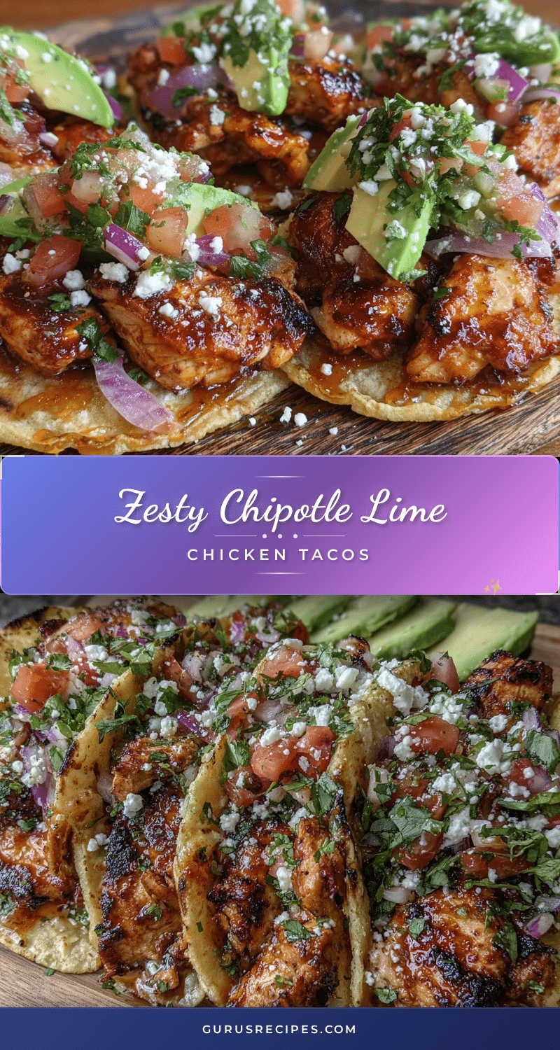 chipotle lime chicken tacos recipe