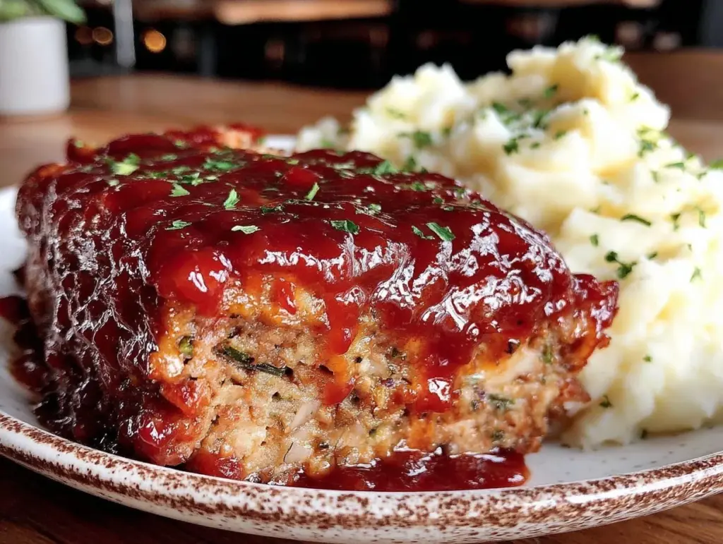 classic comforting meatloaf - featured image