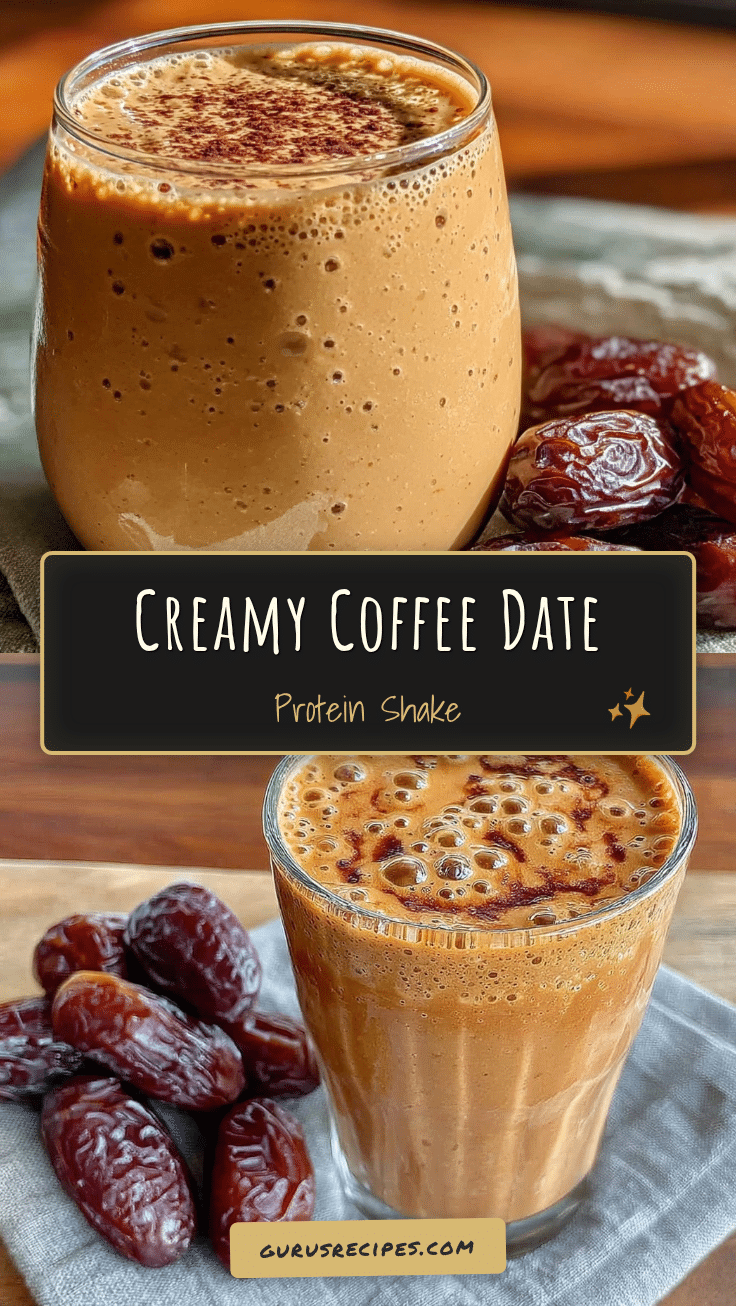 coffee date protein shake recipe