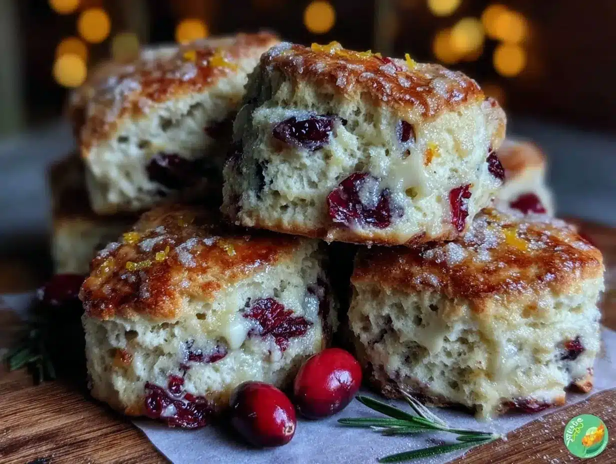 cranberry orange white chocolate scones preparation steps