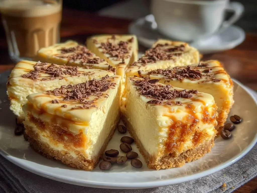 creamy baileys irish cream cheesecake - featured image