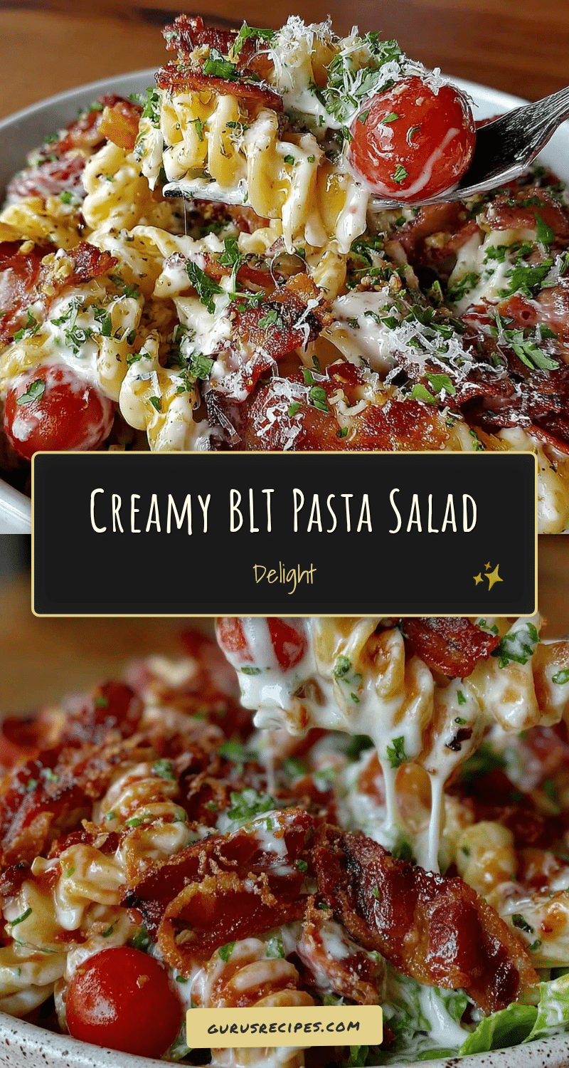 creamy blt pasta salad recipe