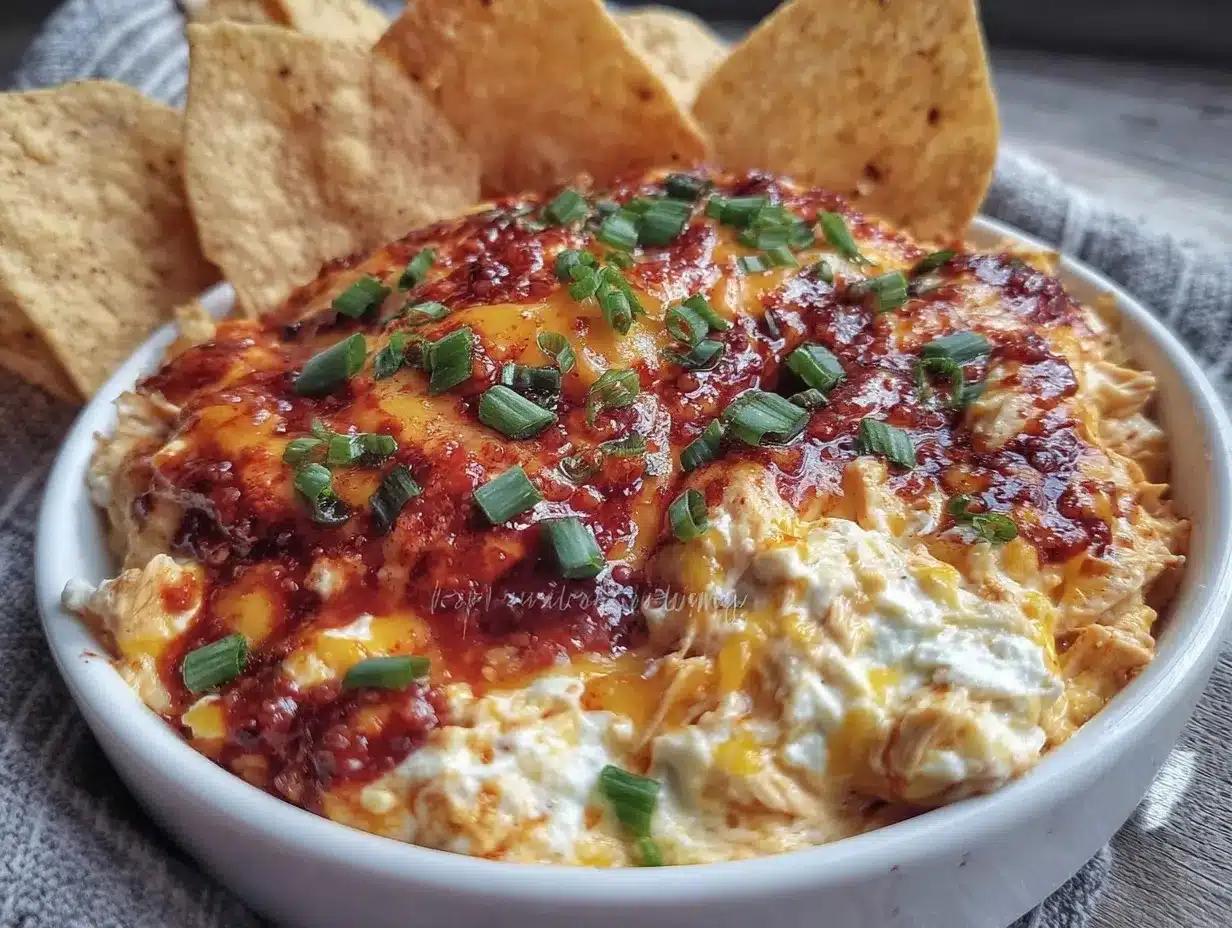 creamy buffalo chicken dip preparation steps