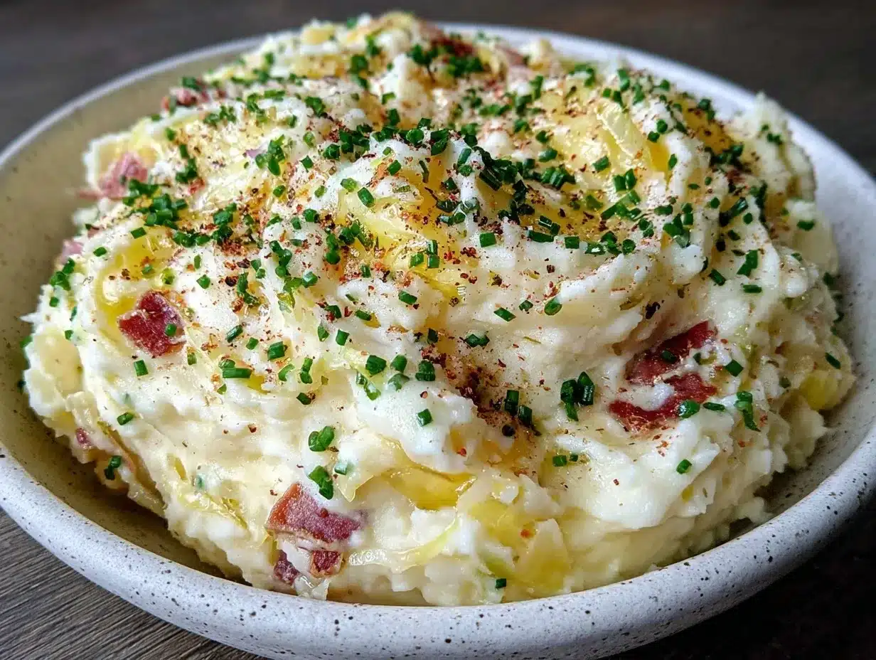 creamy colcannon mashed potatoes preparation steps