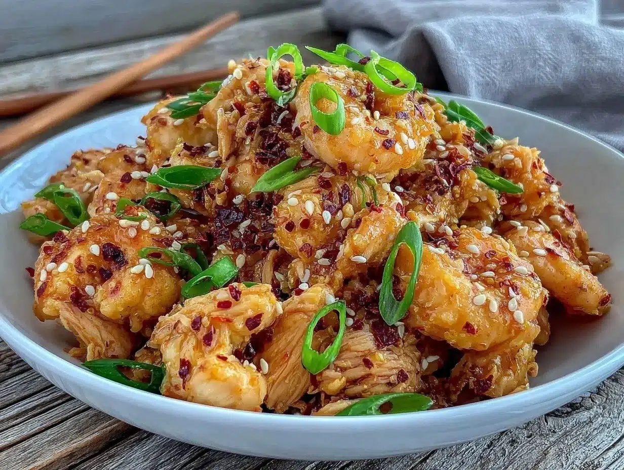 creamy crispy bang bang chicken preparation steps