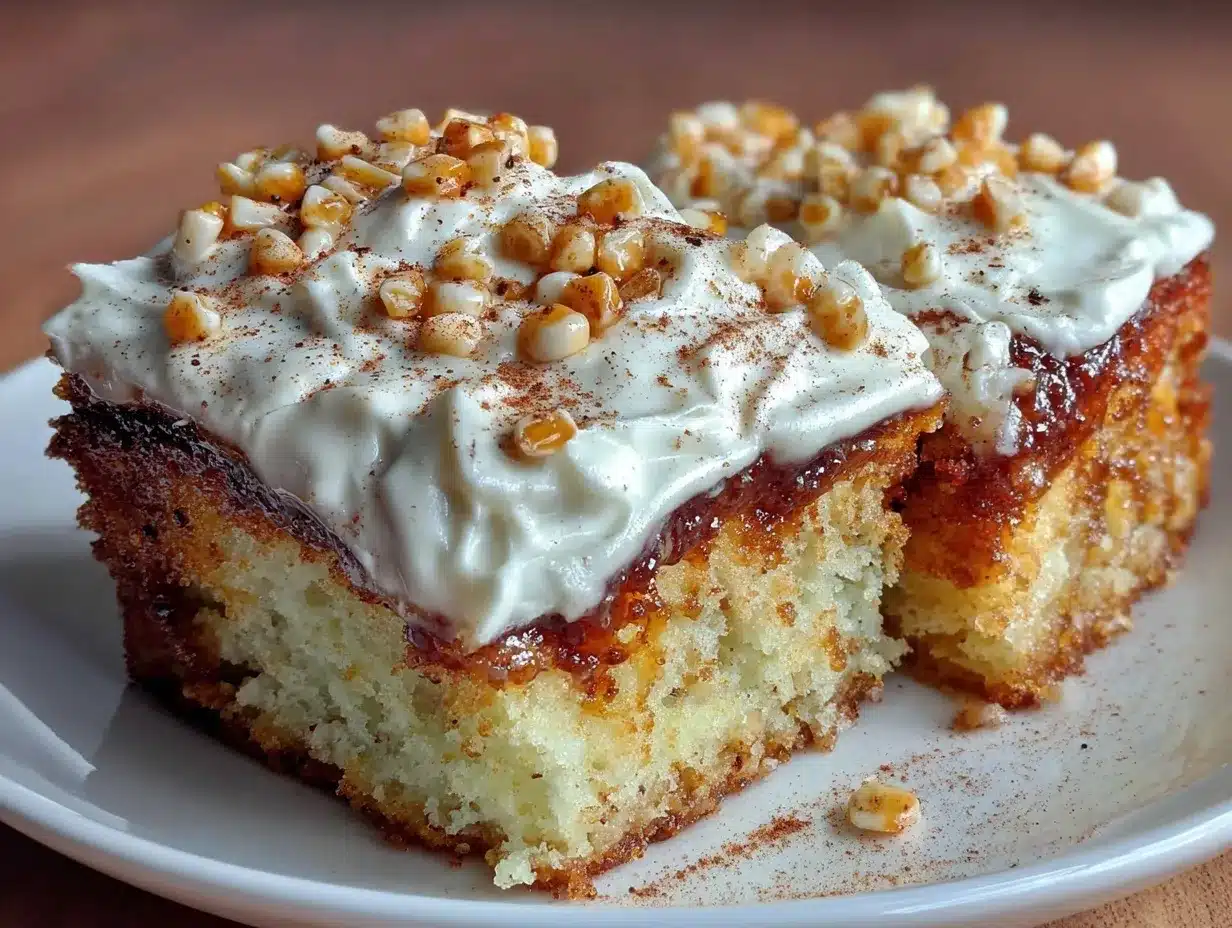 creamy horchata poke cake preparation steps