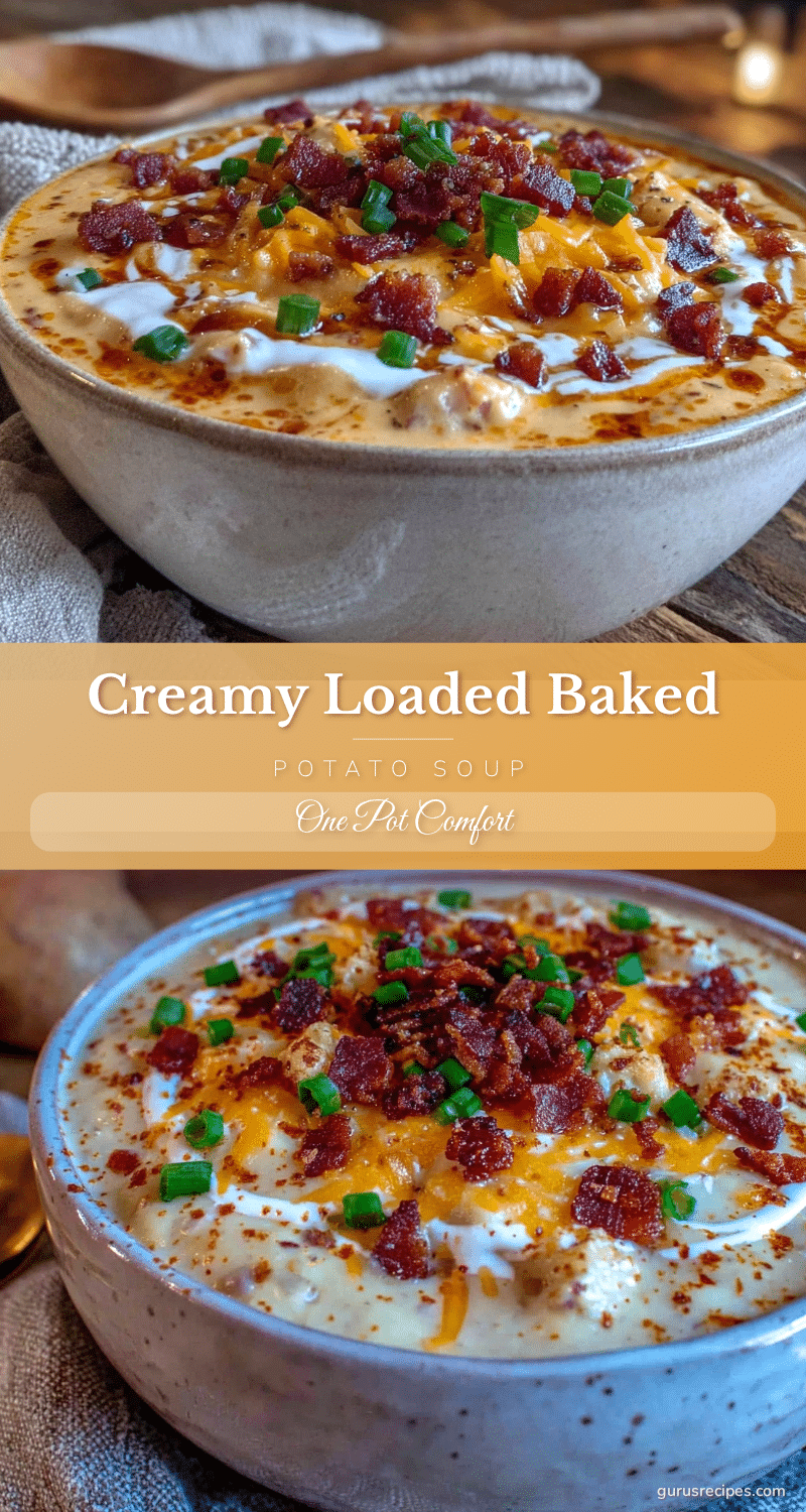 creamy loaded baked potato soup recipe