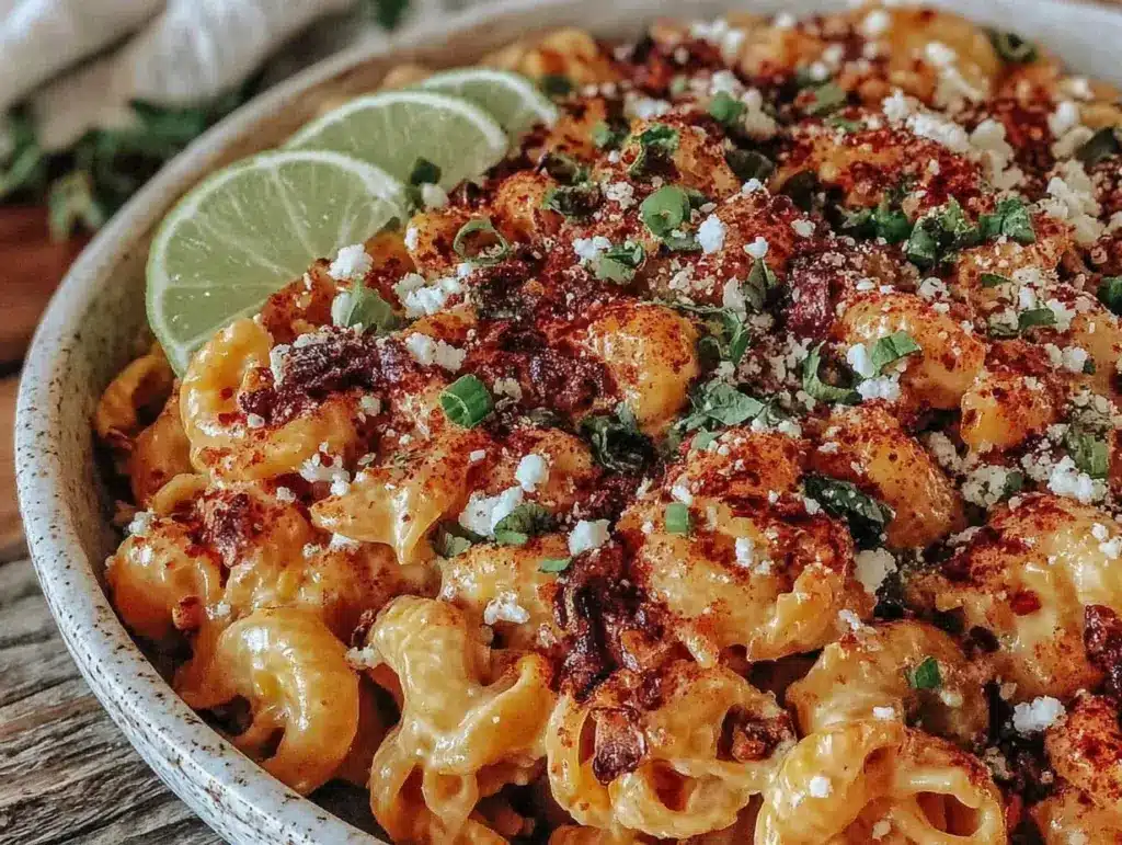 Creamy Mexican Street Corn Pasta Salad - featured image