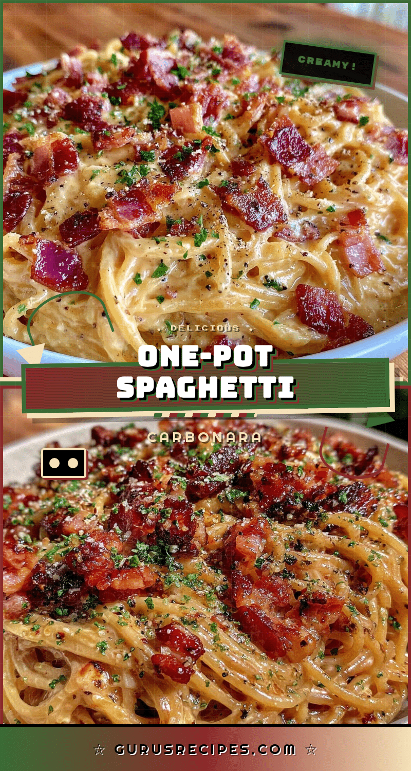 creamy one-pot spaghetti carbonara recipe recipe