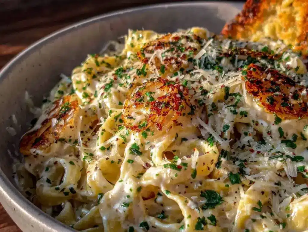 creamy Parmesan garlic pasta - featured image