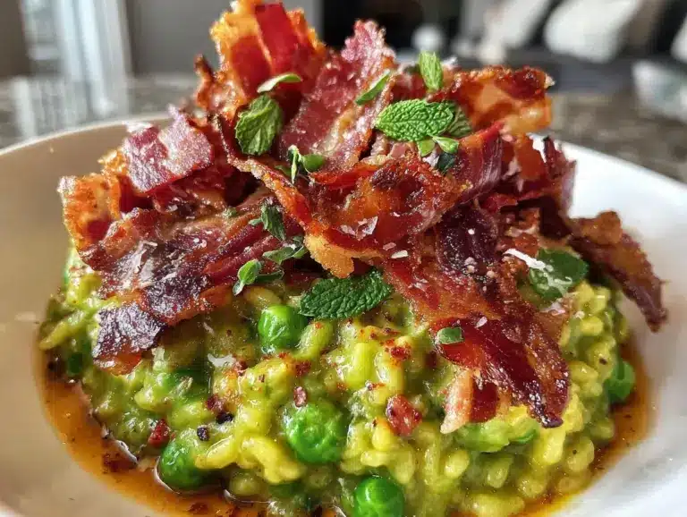 Creamy Pea And Mint Risotto Recipe With Crispy Prosciutto Easy Guide
