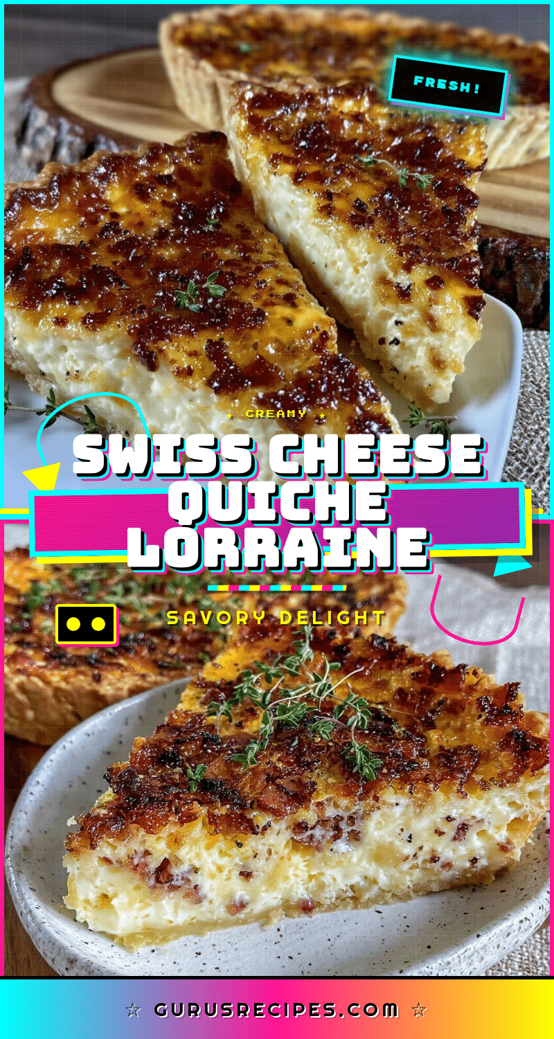 creamy quiche Lorraine recipe