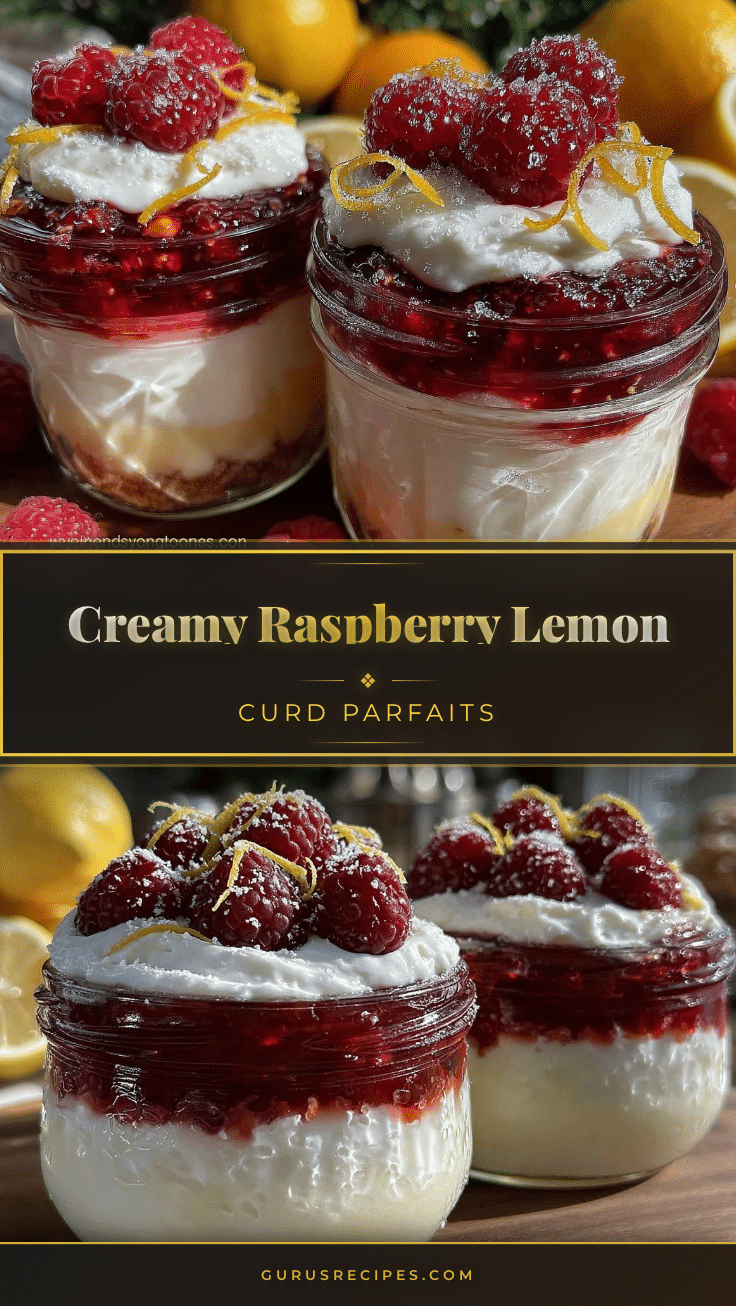 creamy raspberry lemon curd parfaits recipe