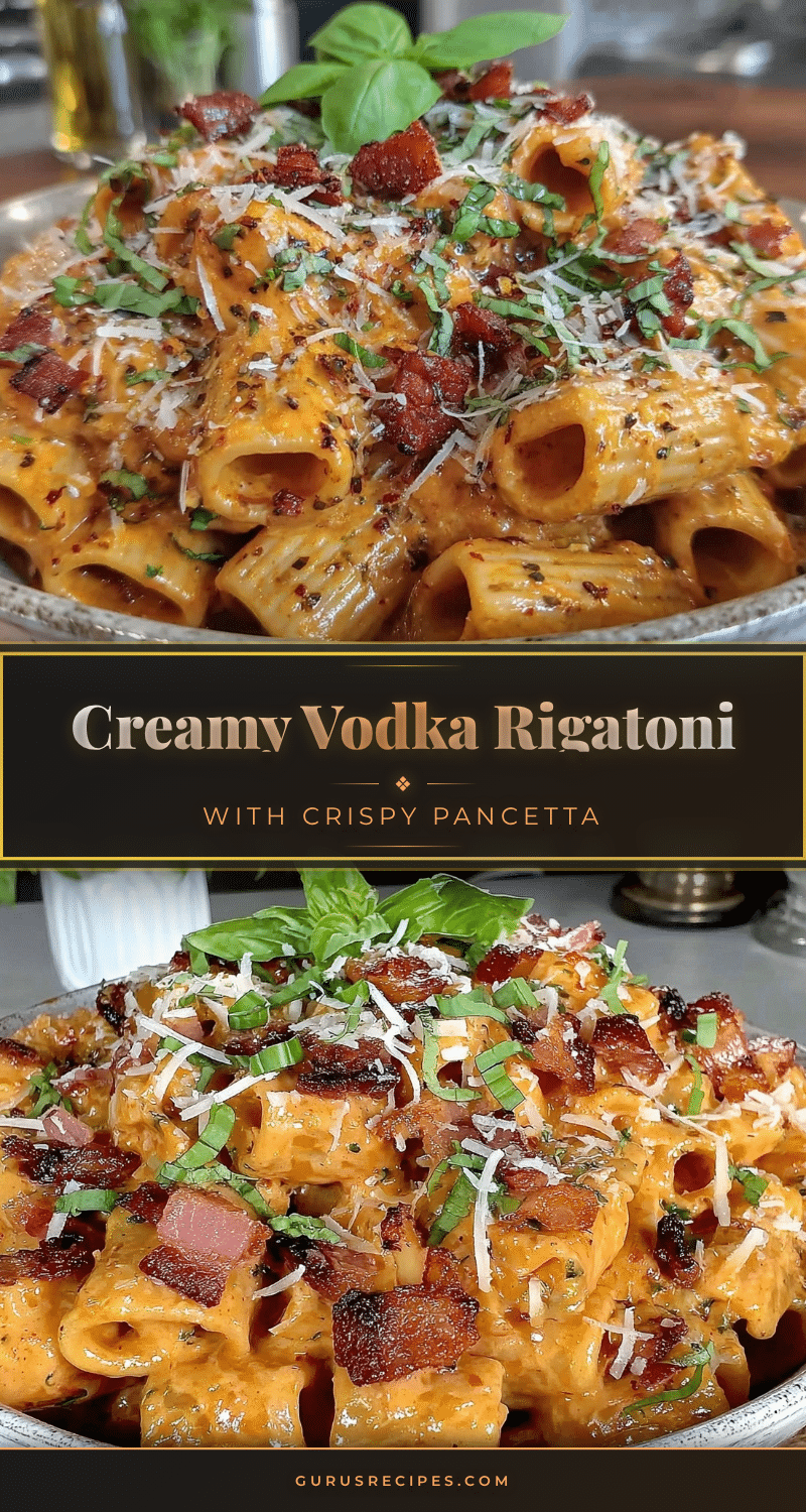 creamy vodka rigatoni recipe