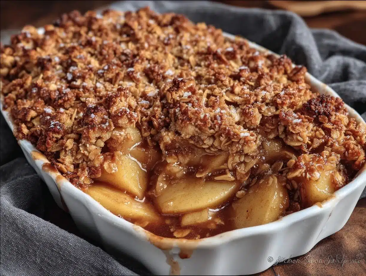 crispy apple crisp preparation steps