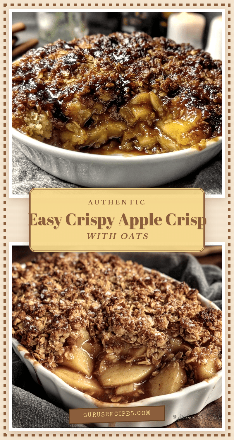 crispy apple crisp recipe