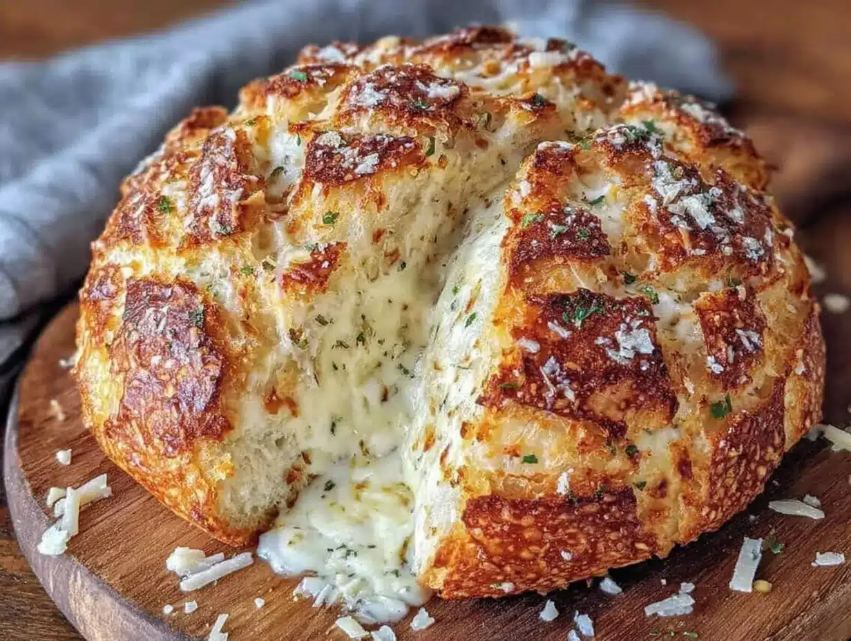 crispy asiago cheese bread preparation steps