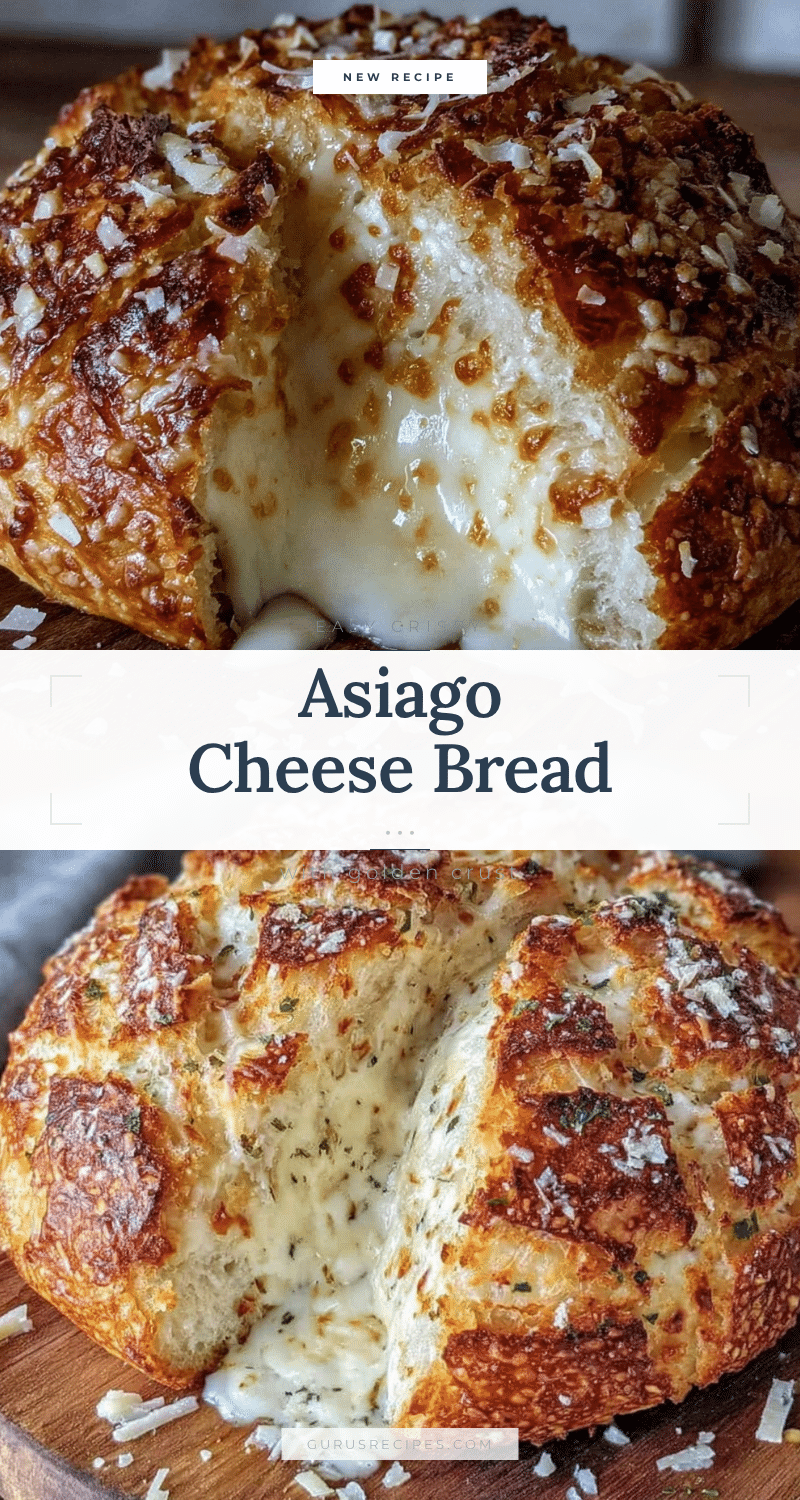 crispy asiago cheese bread recipe
