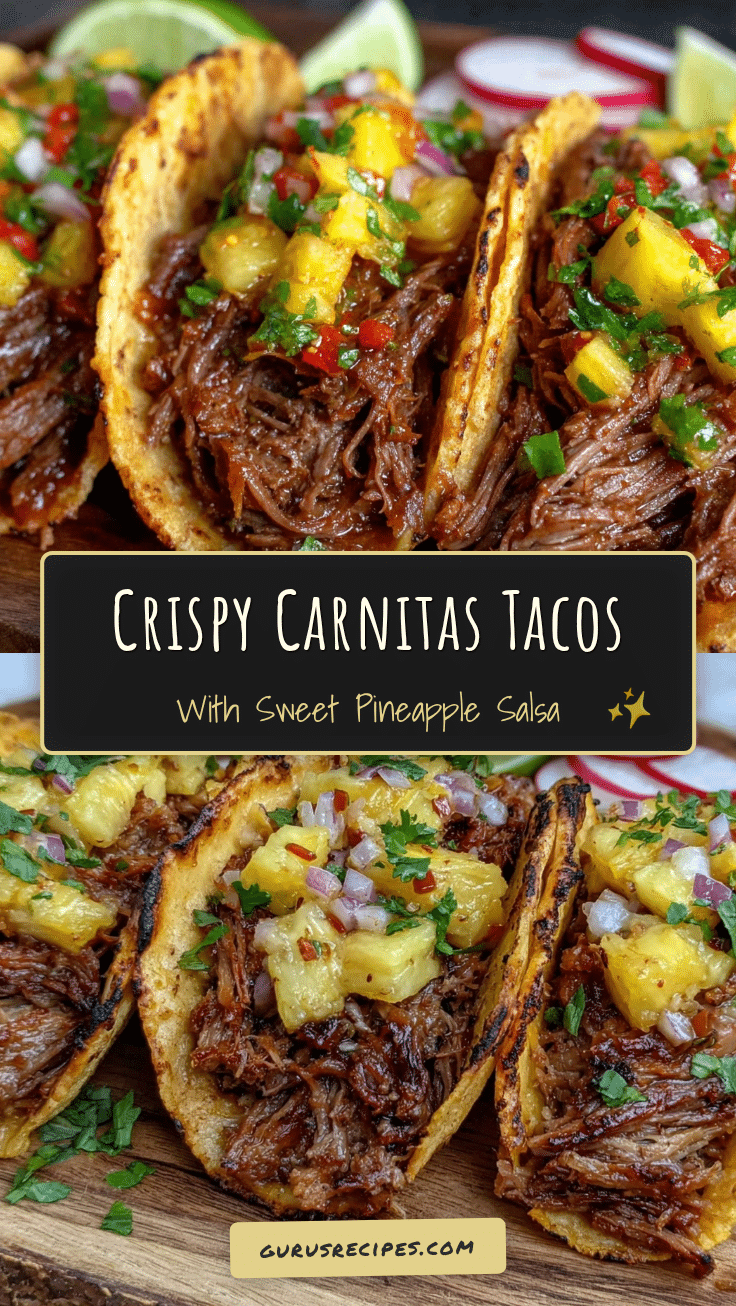 crispy carnitas tacos recipe