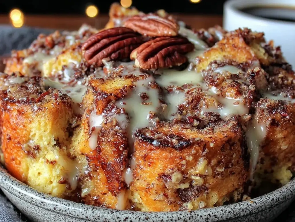 Crispy Cinnamon Roll French Toast Bake - featured image