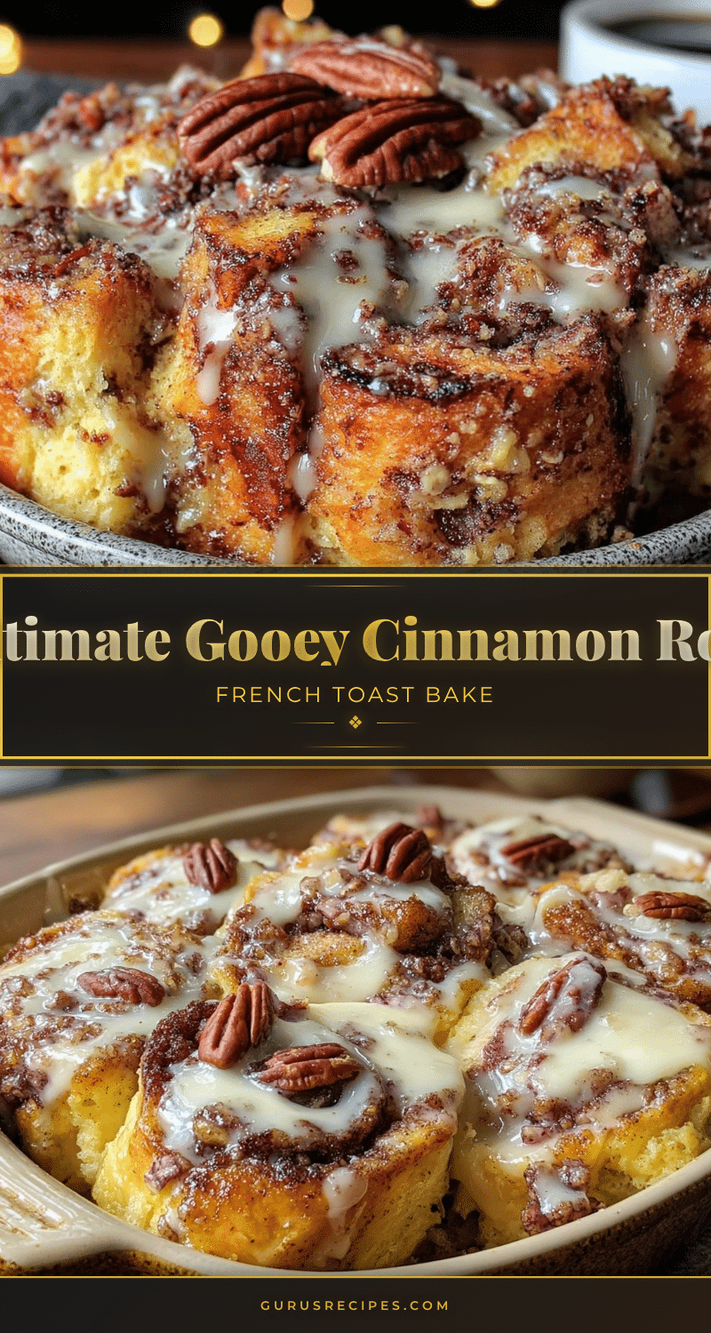 Crispy Cinnamon Roll French Toast Bake recipe