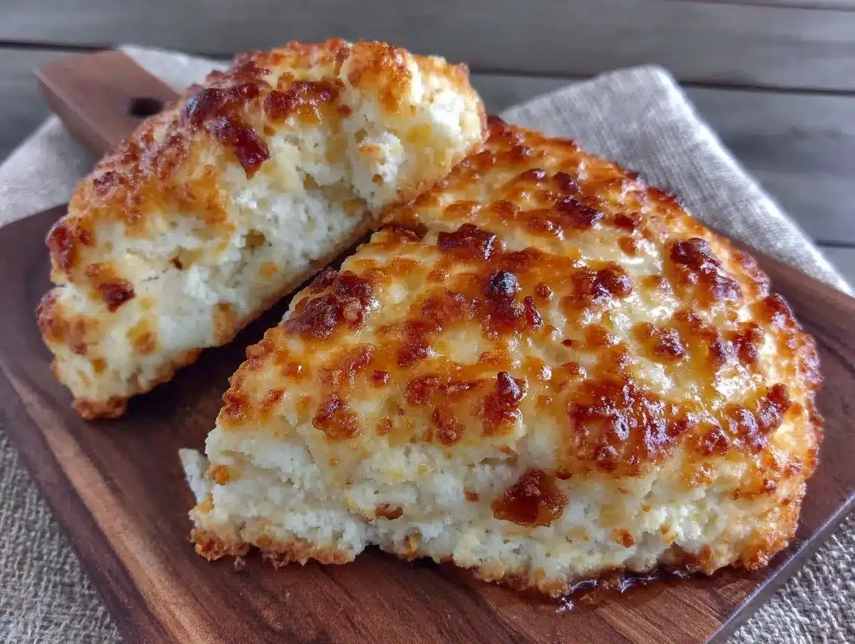 crispy ham and cheese scones preparation steps