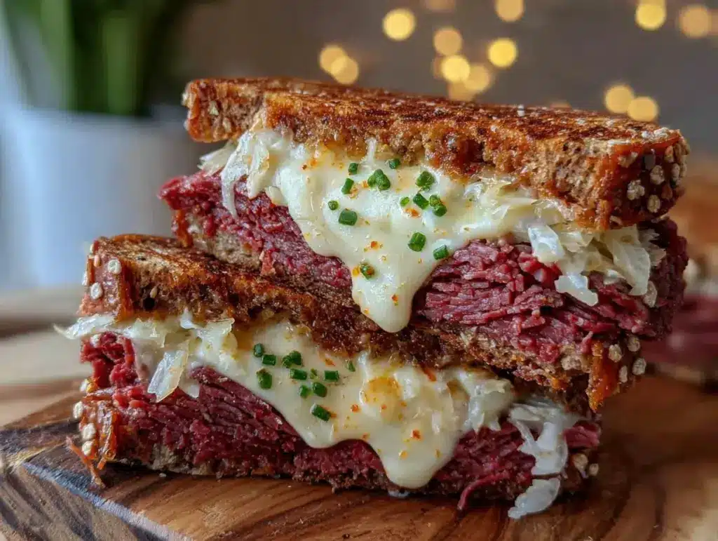crispy Reuben sandwich - featured image