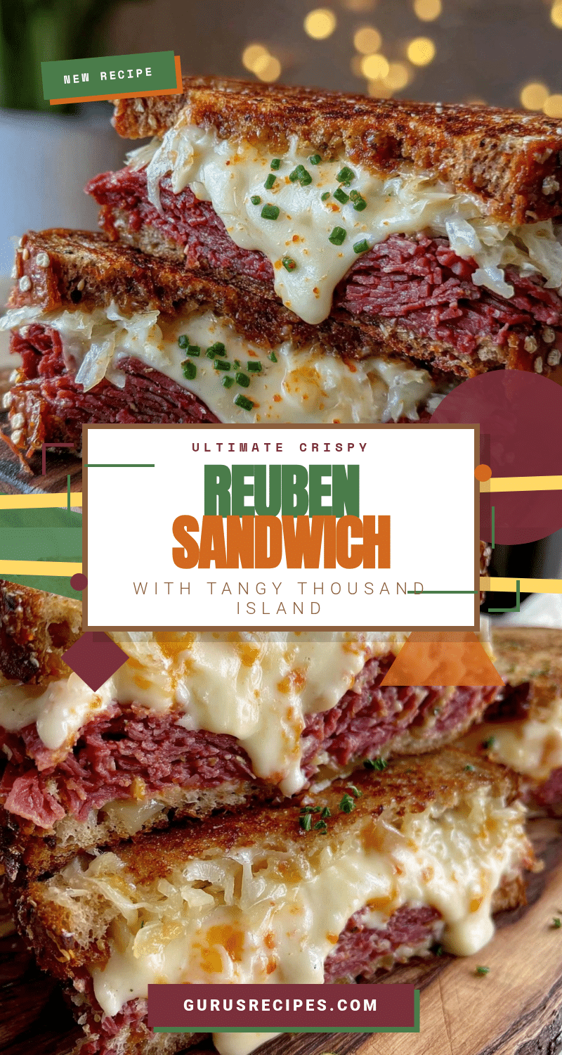 crispy Reuben sandwich recipe