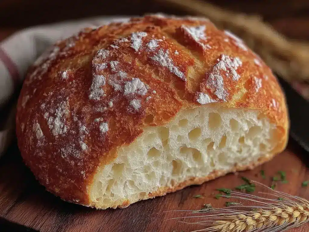 crispy rustic french bread - featured image