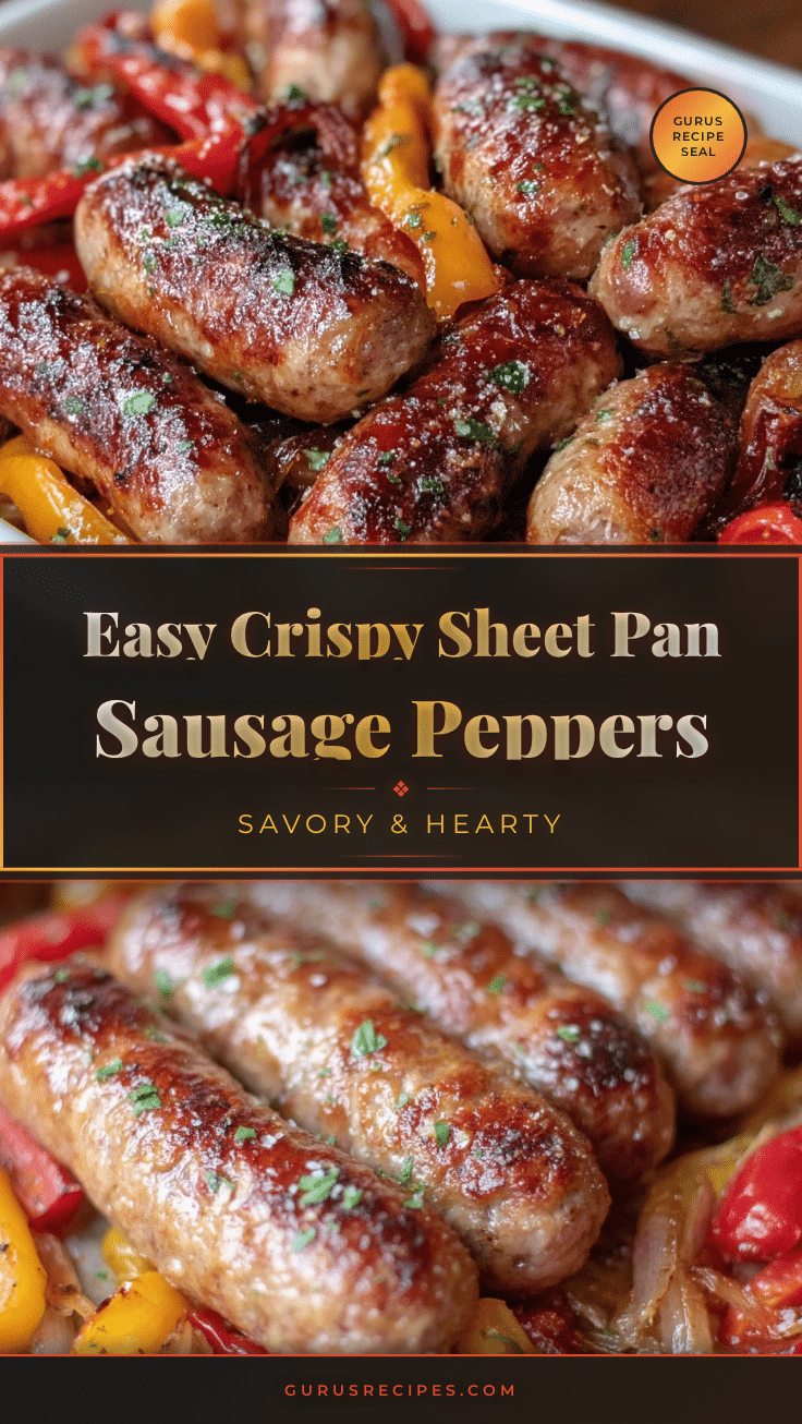 crispy sheet pan sausage and peppers recipe
