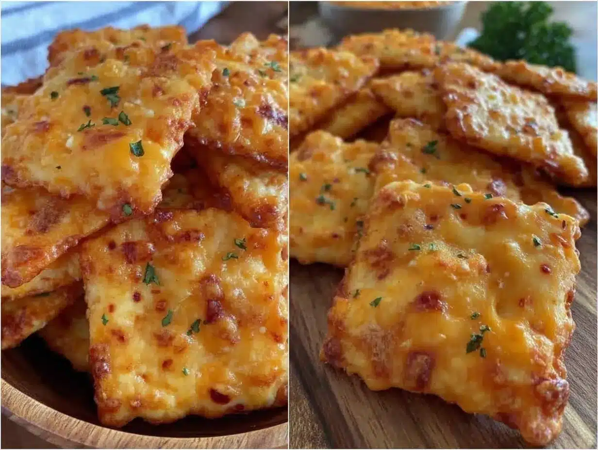 crispy sourdough cheez its preparation steps