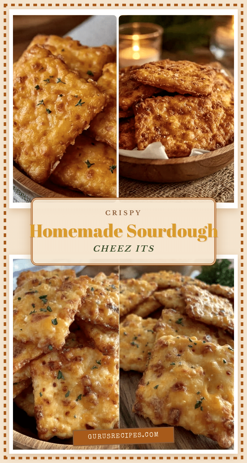 crispy sourdough cheez its recipe