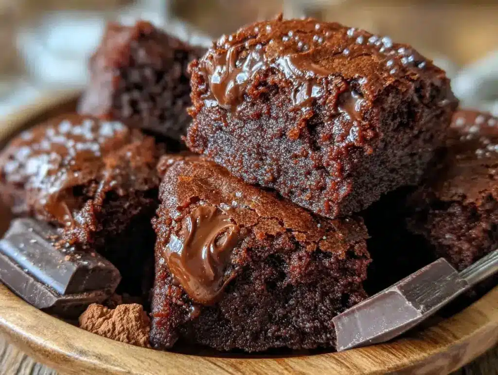 Delicious Fudgy One-Bowl Brownies - featured image