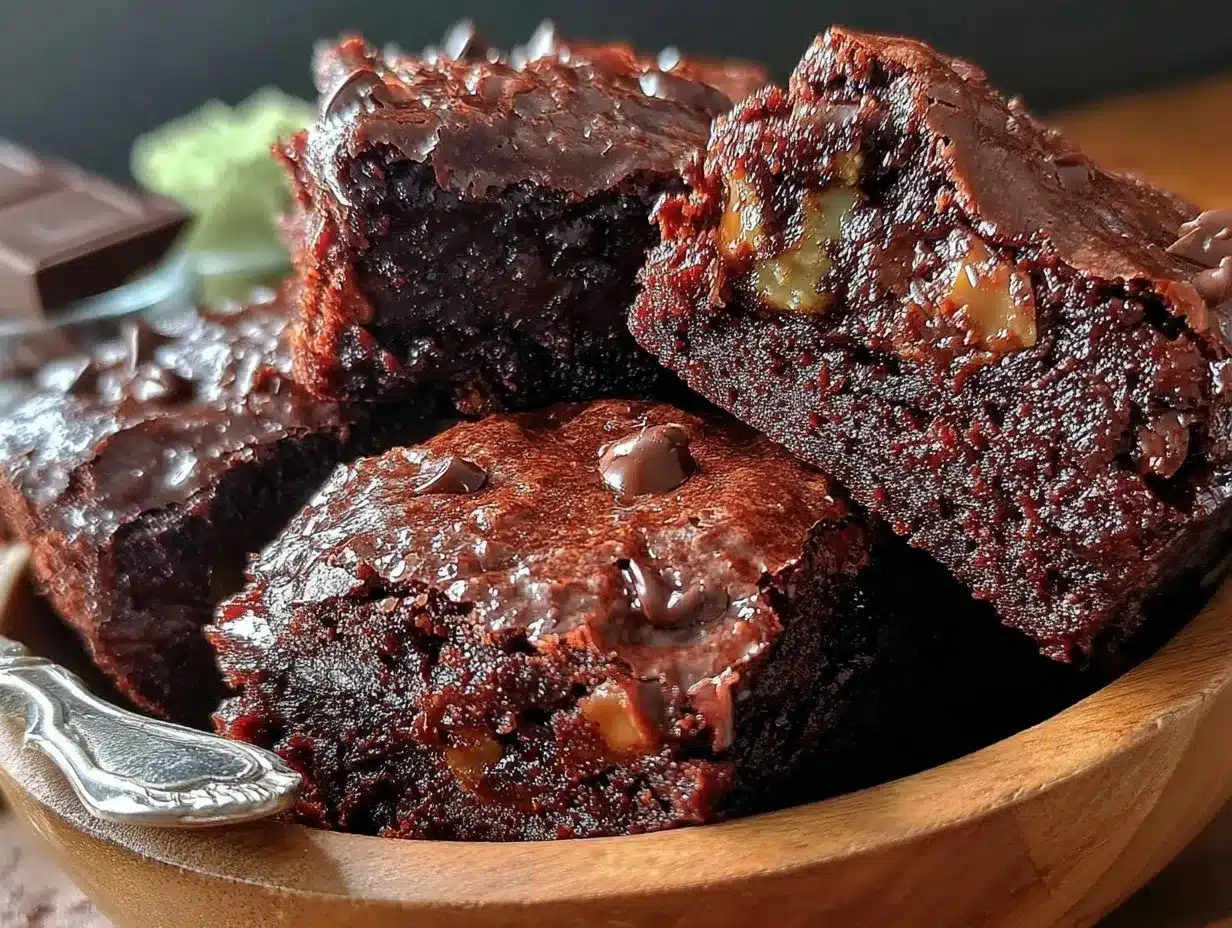 Delicious Fudgy One-Bowl Brownies preparation steps