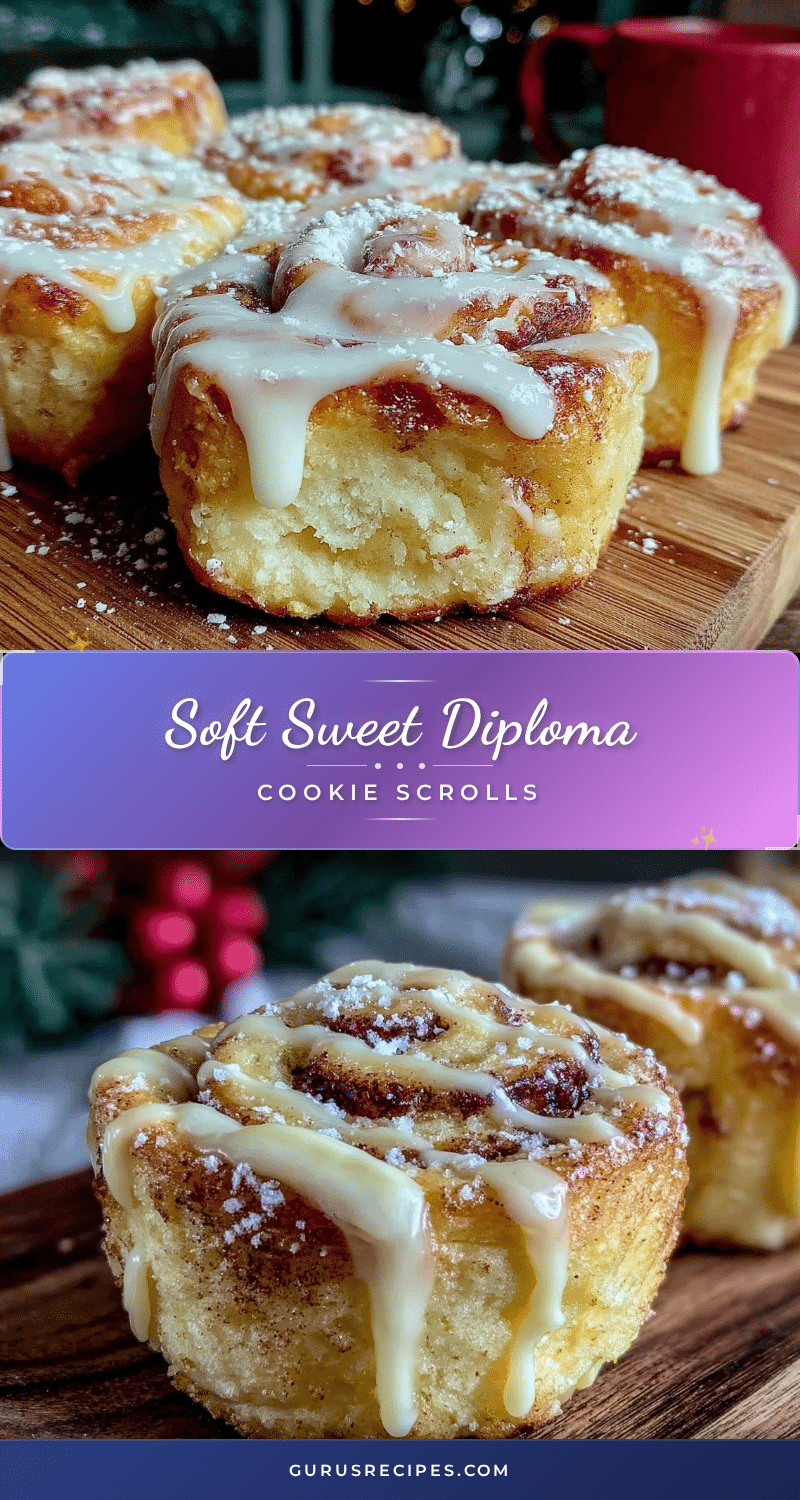 diploma cookie scrolls recipe