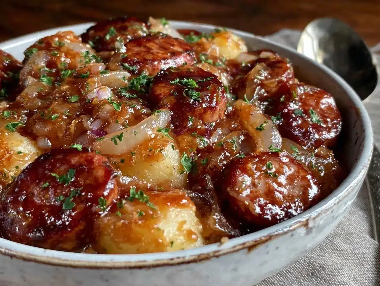 Dublin Coddle Irish Sausage Stew preparation steps