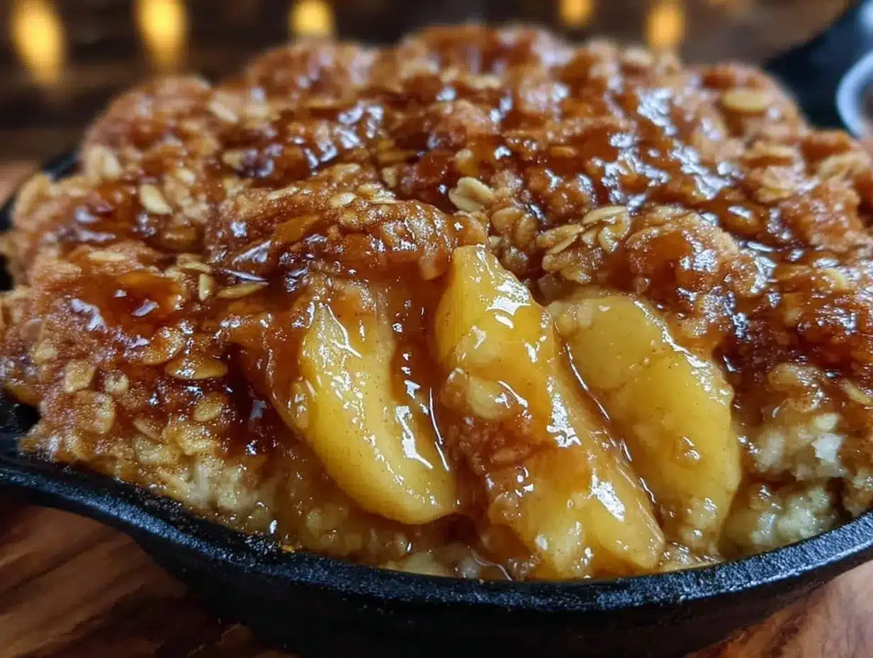 Dutch Oven Apple Crisp preparation steps
