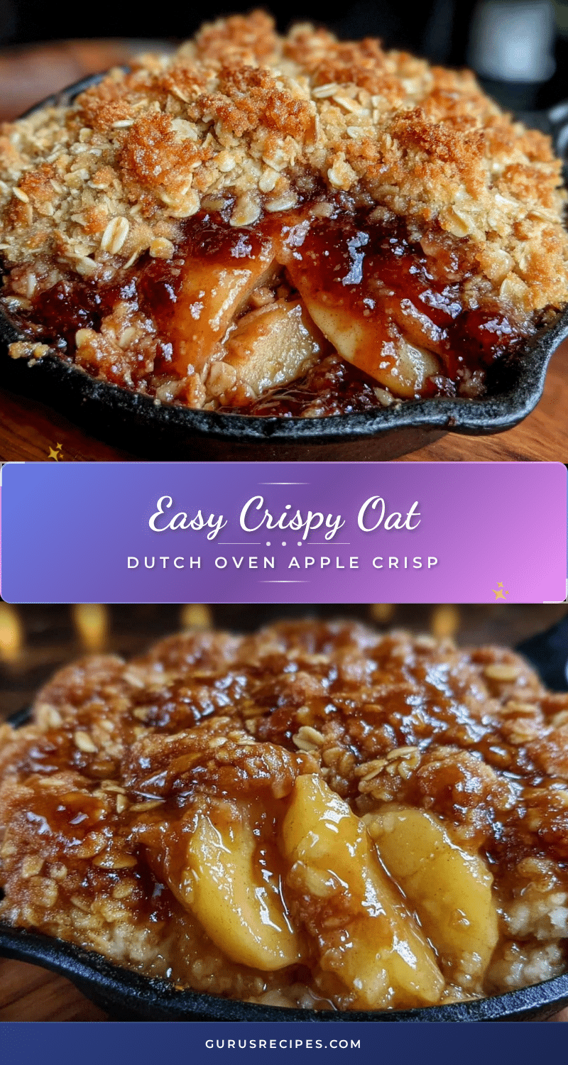 Dutch Oven Apple Crisp recipe