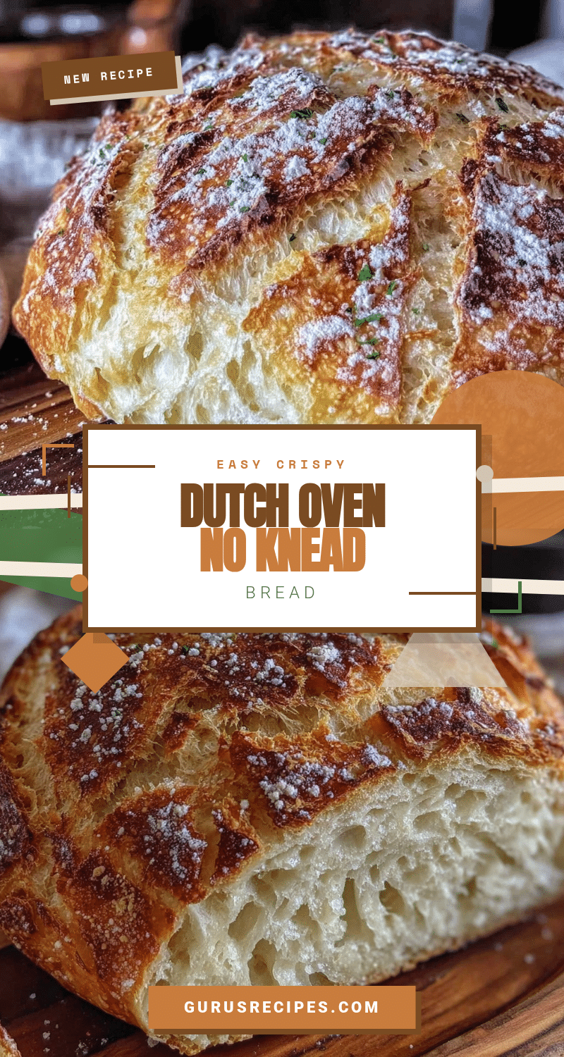 Dutch Oven No Knead Bread recipe