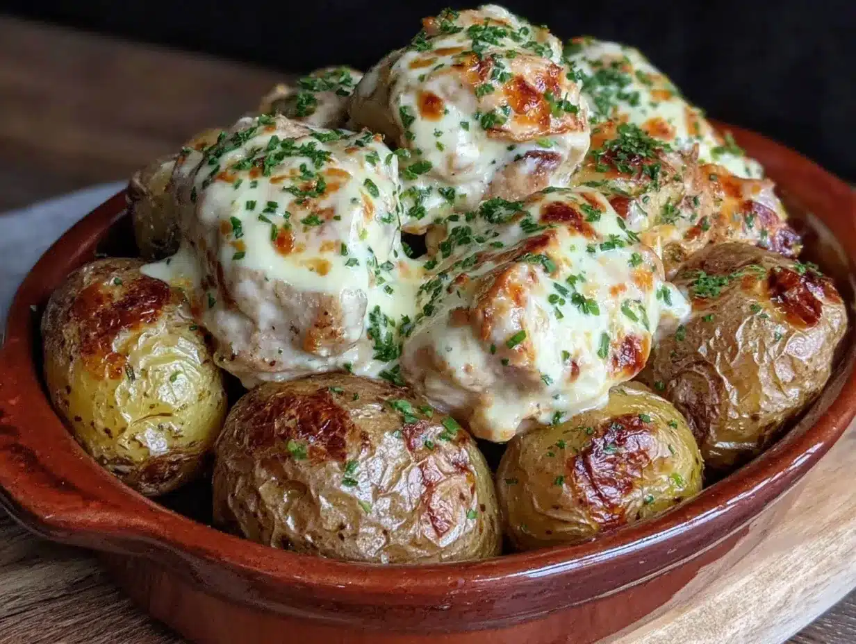 dutch oven ranch chicken potatoes preparation steps