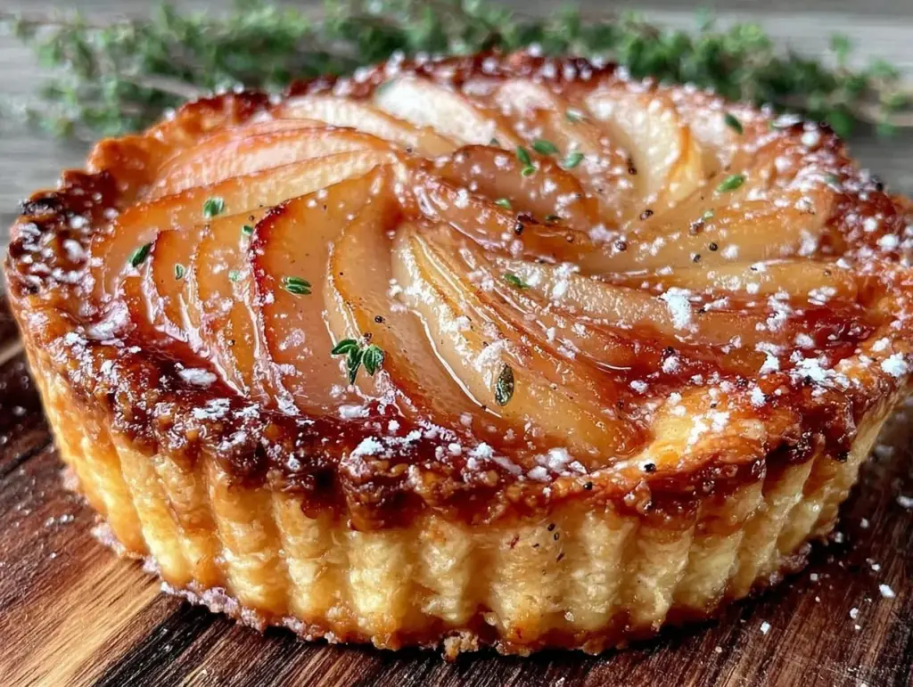 Earl Grey Pear Tart - featured image