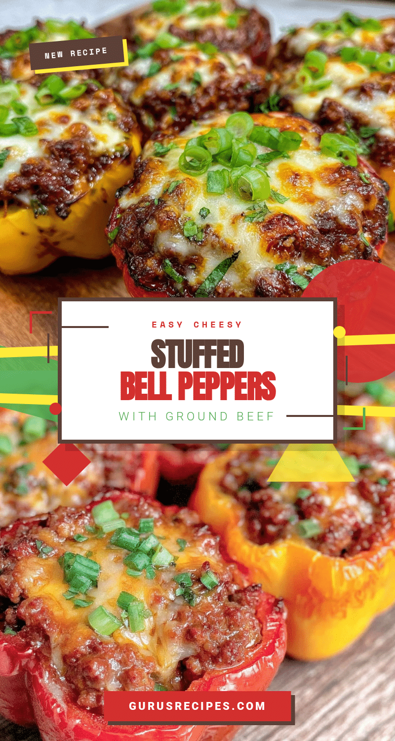 easy cheesy stuffed bell peppers recipe