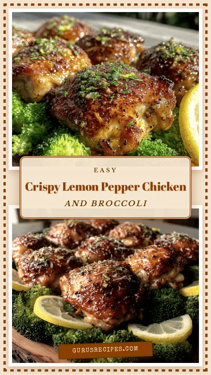 easy crispy sheet pan lemon pepper chicken and broccoli recipe