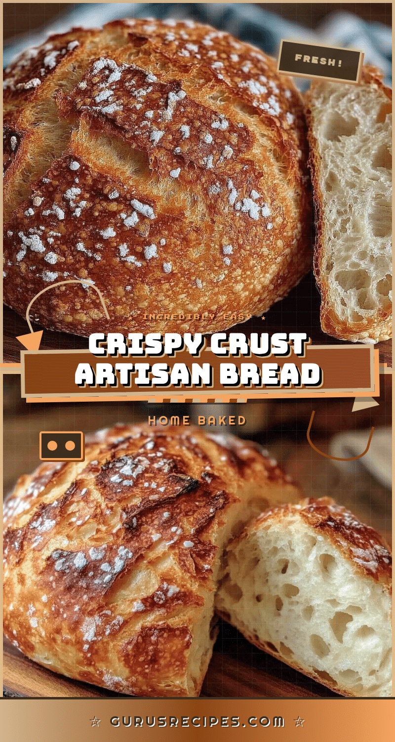 easy crusty artisan bread recipe recipe